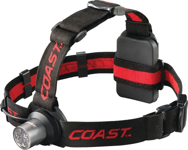 Coast TT7041CP Adjustable Headlamp, AAA Battery, LED Lamp, 175 Lumens Lumens, Hinged Beam, 56 m Beam Distance