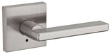 Kwikset 155HFL SQT 15 Privacy Lever, Satin Nickel