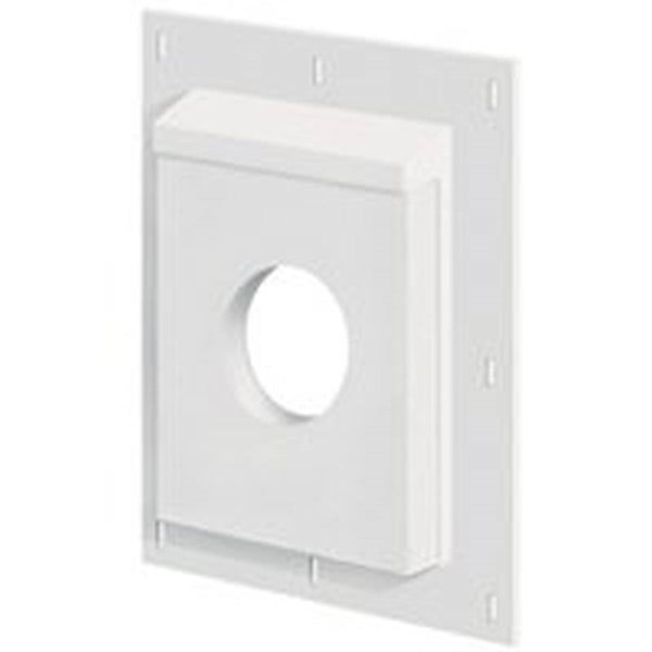 BUILDERS EDGE 3SMU811TW4 Mounting Block, 14-1/4 in L, 11-9/16 in W, Fiber Cement, White