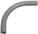 Carlon UB9AD-CAR Conduit Elbow, 90 deg Angle, PVC, Gray