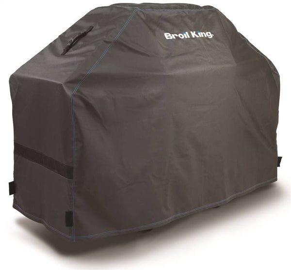 Broil King 68490 Grill Cover, 25 in W, 48 in H, Polyester/PVC, Black