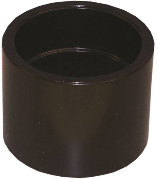 CANPLAS 103001RBC Repair Pipe Coupling, 1-1/2 in, Hub, ABS, Black, 40 Schedule