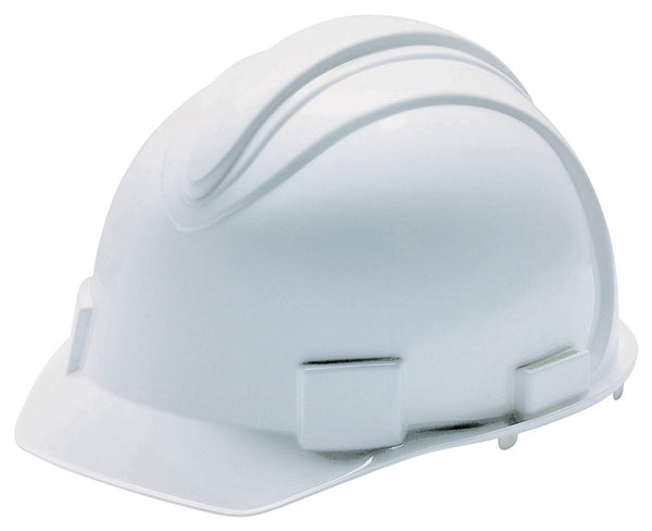 JACKSON SAFETY 3013362 Hard Hat, 11 x 9-1/2 x 8-1/2 in, 4-Point Suspension, HDPE Shell, White, Class: C, E, G