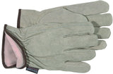 BOSS 7179M Driver Gloves, M, Keystone Thumb, Open, Shirred Elastic Back Cuff, Cowhide Leather, Gray