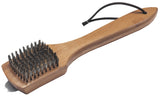 Weber 6463 Grill Brush, 2.4 in W Brush, Stainless Steel Bristle, Bamboo Handle, 12-1/2 in L