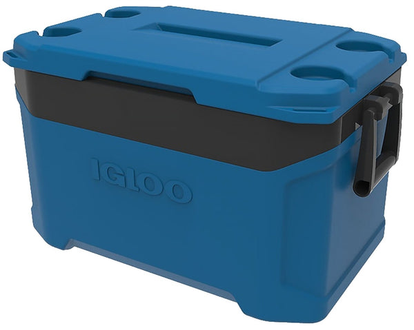 IGLOO 50338 Latitude Cooler, 52 qt Cooler, Polyurethane, Indigo Blue