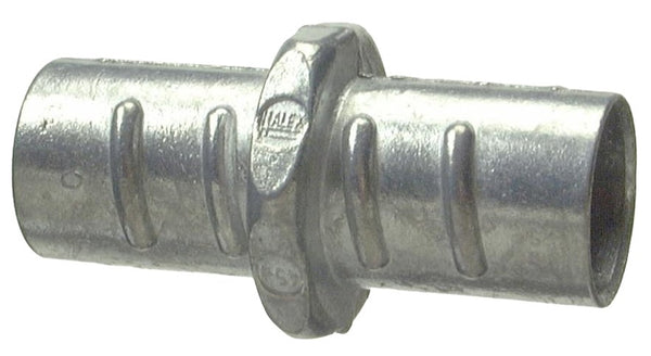 Halex 04505B Conduit Coupling, 1/2 in Screw, 0.92 in OD, Zinc-Plated