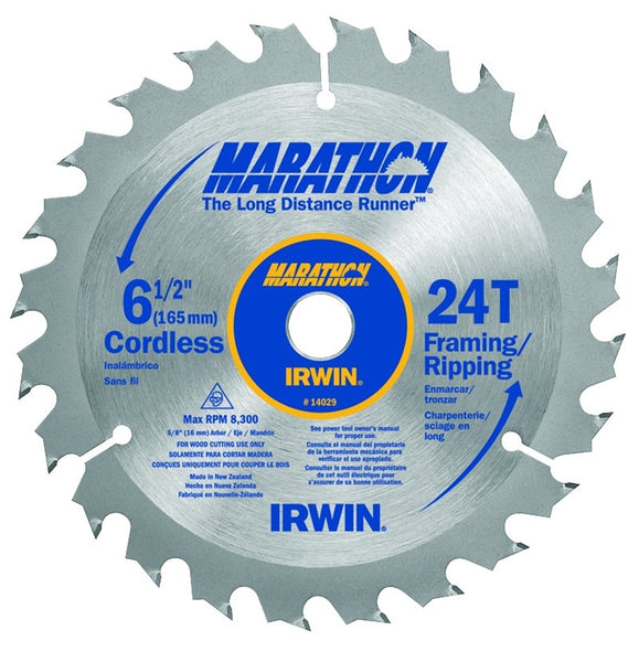 Circ Saw Blade 6-1/2 24t