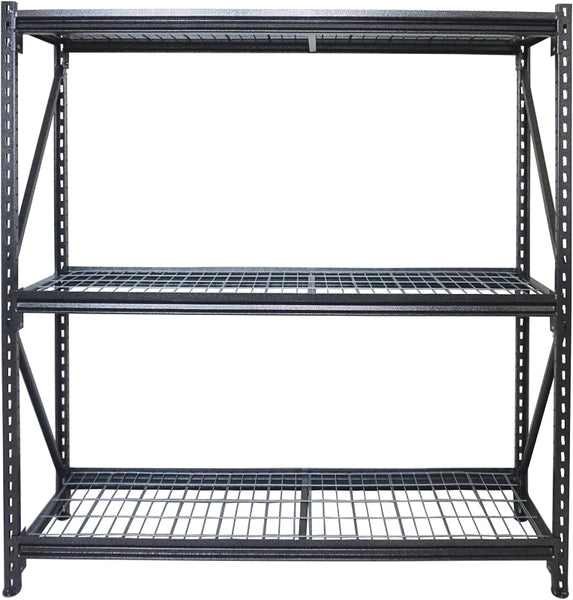 ProSource RCK72X18X72GRY Shelving 3 Shlf-Grl 18X72X72in