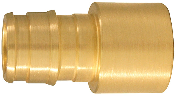 Apollo Valves EPXFS1212 Pipe Adapter, 1/2 in, PEX-A Barb x Sweat, Brass, 200 psi Pressure