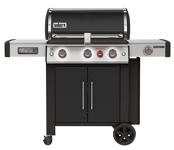 Weber Genesis II EX-335 Gas Grill, Liquid Propane, 3-Burner, Black