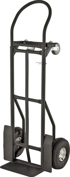 ProSource Hand Truck, 800 lb Weight Capacity, 14 in W x 7-3/4 in D Toe Plate, Black