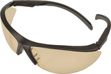 SAFETY WORKS 10083064 Essential Safety Glasses, Anti-Fog Lens, Semi-Rimless Frame, Black Frame