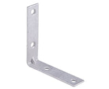 Prosource CB-G025-C4PS Corner Brace, 2-1/2 in L, 2-1/2 in W, 5/8 in H, Galvanized Steel, Galvanized, 2 mm Thick Material