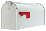 Gibraltar Mailboxes Elite Series E1100W00 Mailbox, 800 cu-in Capacity, Galvanized Steel, Powder-Coated, 6.9 in W, White