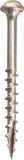 Kreg SML-C125S5-100 Pocket-Hole Screw, #8 Thread, 1-1/4 in L, Coarse Thread, Maxi-Loc Head, Square Drive, Sharp Point