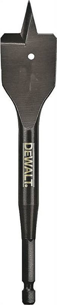 DeWALT DW1580 Spade Drill Bit, 7/8 in Dia, 6 in OAL, 1/4 in Dia Shank, Hex Shank