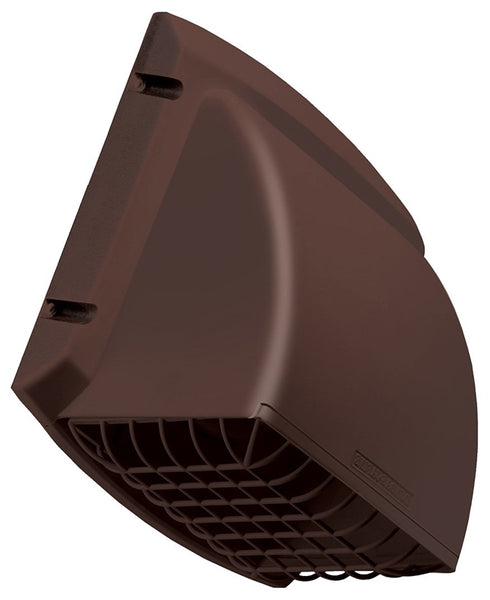DUNDAS JAFINE ProVent PMC4BX Exhaust Cap, 4 in Duct, Polypropylene, Brown
