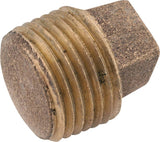 Anderson Metals 738114-16 Solid Pipe Plug, 1 in, IPT, Brass
