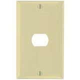 Legrand K1I Wallplate, 4-1/2 in L, 2-3/4 in W, 1 -Gang, Thermoset, Ivory