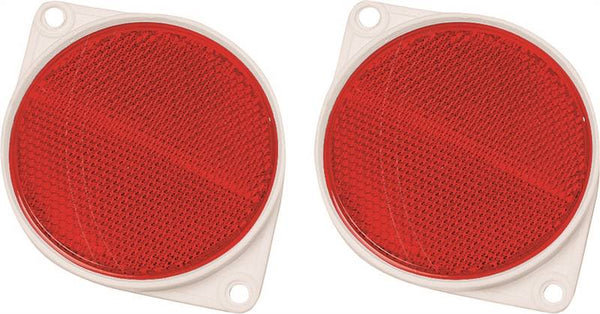 HY-KO CDRF-3R Carded Reflector, 9.63 in L Post, Red Reflector