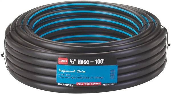 TORO 53605 Drip Tubing, Polyethylene, For: Blue Strip Drip 1/2 in Fittings