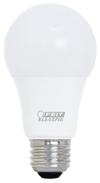 Feit Electric OM75DM/930CA/2 LED Lamp, General Purpose, A19 Lamp, 75 W Equivalent, E26 Lamp Base, Dimmable