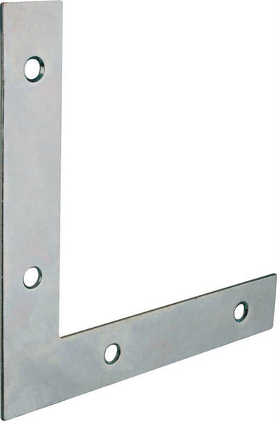 Prosource FC-Z035-C4PS Corner Brace, 3-1/2 in L, 3-1/2 in W, 5/8 in H, Steel, Zinc-Plated, 1.8 mm Thick Material