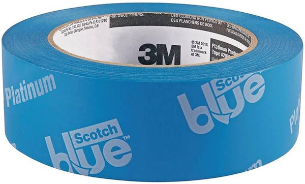 ScotchBlue 2098-36D Painter's Tape, 45 yd L, 1.4 in W, Polyurethane Backing, Blue
