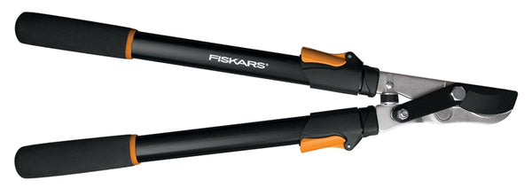 FISKARS 91686935J Telescoping Power-Lever Bypass Lopper, 1-3/4 in Cutting Capacity, Steel Blade, Steel Handle