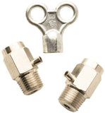 Plumb Pak PP827-9 Loose Key Air Valve with Key, 1/8-27 in Connection, NPT, Brass, Chrome