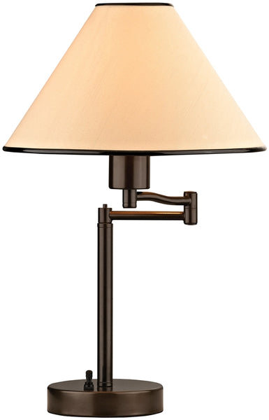 Boston Harbor TB-8008-VB Desk Lamp, 120 V, 60 W, 1-Lamp, A19 or CFL Lamp, Venetian Bronze