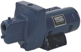Sta-Rite FSNDH Jet Pump, 12.2/6.1 A, 115/230 V, 0.75 hp, 1-1/4 in Suction, 1 in Discharge Connection, Iron