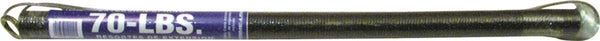 Prime-Line GD 12202 Extension Spring, 1-19/64 in OD, 25 in OAL, Carbon Steel, Galvanized, Loop End, 70 lb