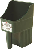 Little Giant 150422 Feed Scoop, 3 qt Capacity, Polypropylene, Green, 6-1/4 in L