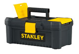 STANLEY Essential Series STST13331 Tool Box, 213.6 cu-in, Polypropylene, Black/Yellow