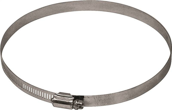 Lambro 2841 Worm Gear Clamp, 4 in Duct, Clamping Range: 3-9/16 to 4-1/2 in, Steel, Zinc