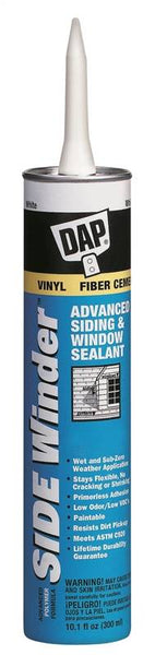 DAP 00823 Siding and Window Sealant, Cedar, 24 hr Curing, -35 to 140 deg F, 10.1 oz Cartridge