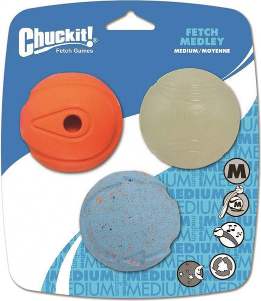 Chuckit! 0520520 Dog Toy, M, Natural Rubber, Multi-Color