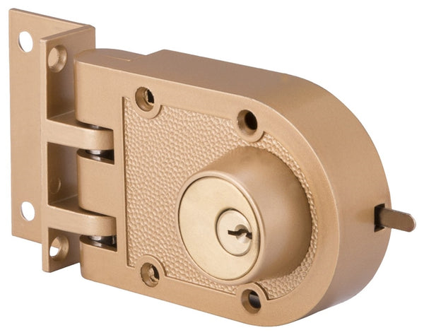 ProSource Lock, Keyed Different Key, Brass, Brass, KW1 Keyway, 1-2-3/8 in Thick Door