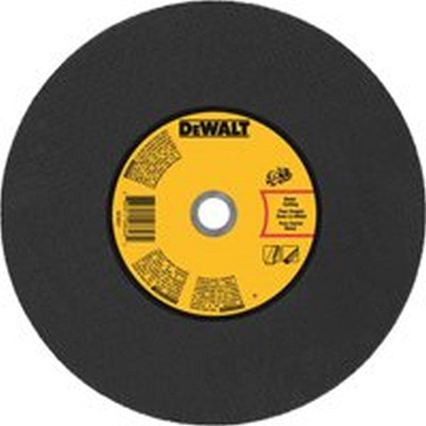 DeWALT DWA8032 Cutting Wheel, 12 in Dia, 1/8 in Thick, 1 in Arbor, Coarse, Aluminum Oxide Abrasive