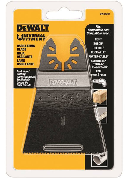 DeWALT DWA4207 Oscillating Blade, 2-1/2 in, HSS