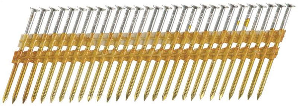 SENCO GL24AABSN Collated Nail, 2-3/8 in L, Galvanized Steel, Full Round Head, Ring Shank