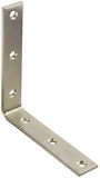 National Hardware 115BC Series N220-160 Corner Brace, 6 in L, 1-1/8 in W, 5.97 in H, Steel, Zinc, 0.19 Thick Material