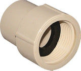 NIBCO T00057C Pipe Adapter, 1 in, Slip x FIP, CPVC