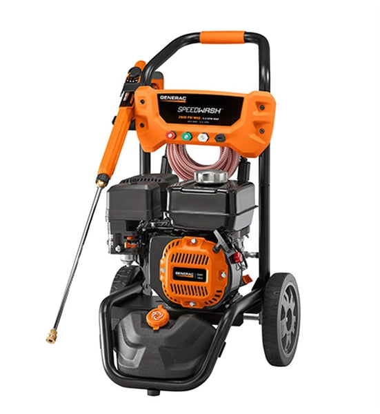 GENERAC 10000006882 Pressure Washer, OHV Engine, 196 cc Engine Displacement, Axial Cam Pump, 2900 psi Operating