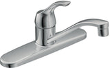 Moen Adler Series CA87526 (87585) Kitchen Faucet, 1.5 gpm, Stainless Steel, Chrome Plated, Deck Mounting, Lever Handle