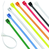 CALTERM 73242 Cable Tie, 6/6 Nylon, Assorted