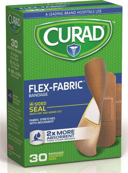 CURAD Flex-Fabric CUR47314RB Adhesive Bandage, Fabric Bandage