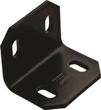 National Hardware 1217BC Series N351-495 Corner Brace, 2.4 in L, 3 in W, 2.4 in H, Steel, 3/16 Thick Material